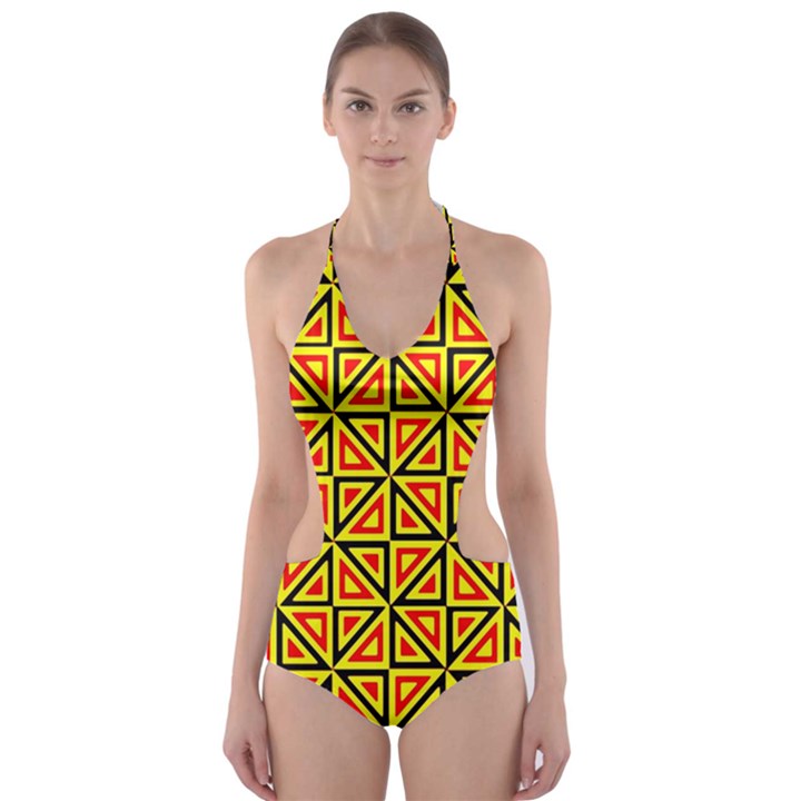 RBY-B-9-7 Cut-Out One Piece Swimsuit