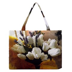 Tulips 1 3 Zipper Medium Tote Bag by bestdesignintheworld