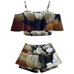 Tulips 1 3 Kids  Off Shoulder Skirt Bikini by bestdesignintheworld