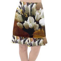 Tulips 1 3 Fishtail Chiffon Skirt by bestdesignintheworld