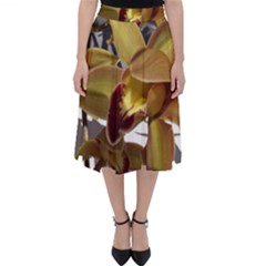 Orchids  1 1 Classic Midi Skirt by bestdesignintheworld