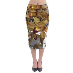 Orchids  1 1 Midi Pencil Skirt by bestdesignintheworld