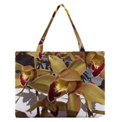 Orchids  1 1 Zipper Medium Tote Bag by bestdesignintheworld