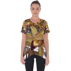 Orchids  1 1 Cut Out Side Drop Tee by bestdesignintheworld