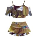 Orchids  1 1 Kids  Off Shoulder Skirt Bikini View2