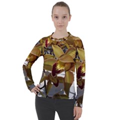 Orchids  1 1 Women s Pique Long Sleeve Tee