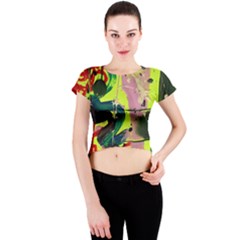 Deep Soul 1 1 Crew Neck Crop Top by bestdesignintheworld