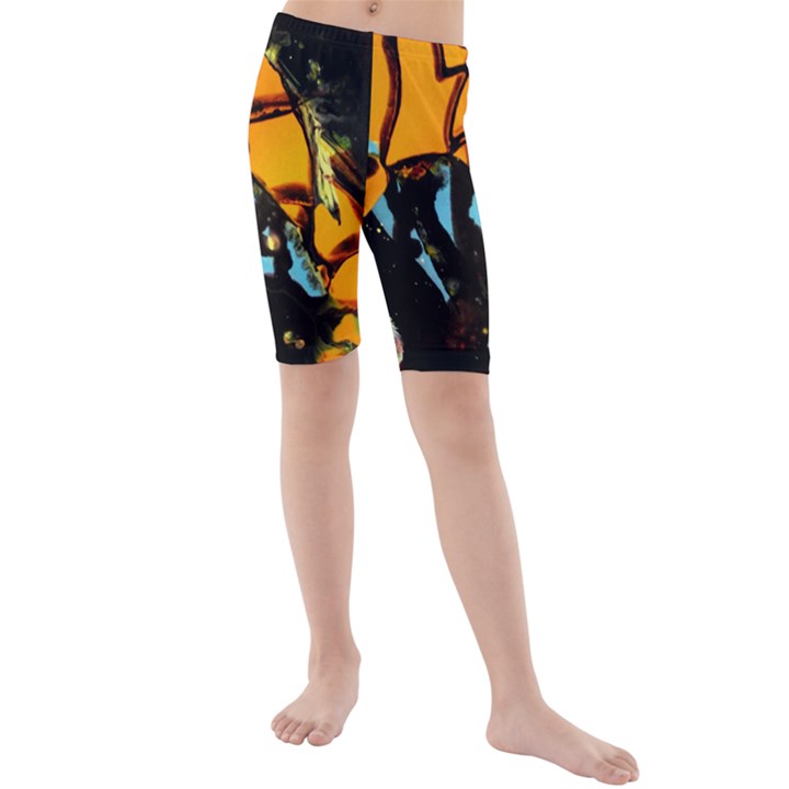 York 1 5 Kids  Mid Length Swim Shorts