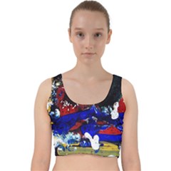 Holidays 1 1 Velvet Racer Back Crop Top by bestdesignintheworld