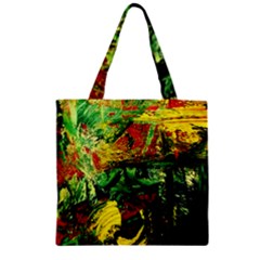 Revelation 1 2 Zipper Grocery Tote Bag by bestdesignintheworld