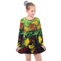 Revelation 1 2 Kids  Long Sleeve Dress by bestdesignintheworld