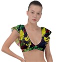 Revelation 1 2 Plunge Frill Sleeve Bikini Top View1