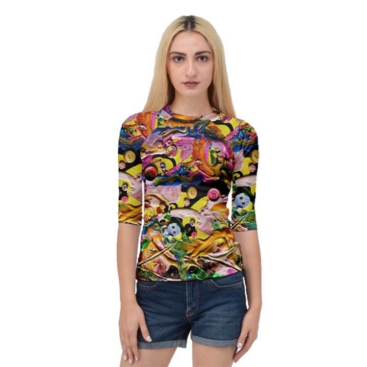 Alice Walk 1 2 Quarter Sleeve Raglan Tee