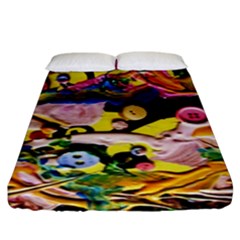 Alice Walk 1 2 Fitted Sheet (king Size) by bestdesignintheworld