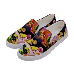 Alice Walk 1 2 Women s Canvas Slip Ons by bestdesignintheworld