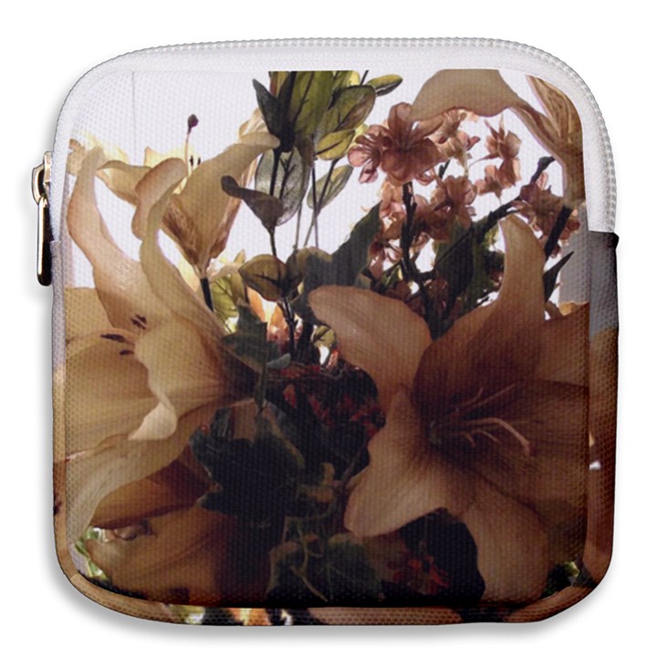 Lilies 1 1 Mini Square Pouch