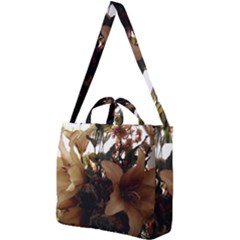 Lilies 1 1 Square Shoulder Tote Bag by bestdesignintheworld