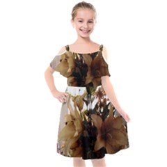 Lilies 1 1 Kids  Cut Out Shoulders Chiffon Dress by bestdesignintheworld