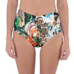 Lilies In A Vase 1 2 Reversible High-waist Bikini Bottoms by bestdesignintheworld