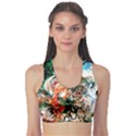 Lilies In A Vase 1 2 Sports Bra View1