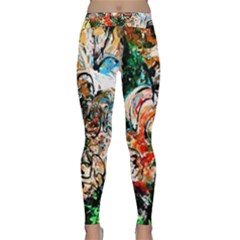 Lilies In A Vase 1 2 Classic Yoga Leggings by bestdesignintheworld