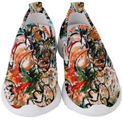 Lilies In A Vase 1 2 Kids  Slip On Sneakers by bestdesignintheworld