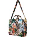 Lilies In A Vase 1 2 Square Shoulder Tote Bag View1