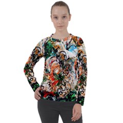 Lilies In A Vase 1 2 Women s Long Sleeve Raglan Tee