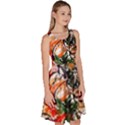 Lilies In A Vase 1 2 Knee Length Skater Dress With Pockets View3