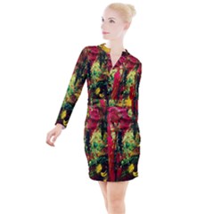 Revelation 1 10 Button Long Sleeve Dress by bestdesignintheworld