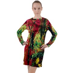 Revelation 1 10 Long Sleeve Hoodie Dress