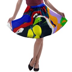 Japan Is So Close 1 1 A-line Skater Skirt by bestdesignintheworld