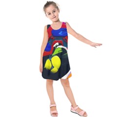 Japan Is So Close 1 1 Kids  Sleeveless Dress by bestdesignintheworld