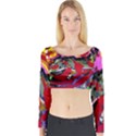 Faberge Chicken 1 1 Long Sleeve Crop Top View1