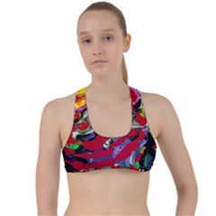 Faberge Chicken 1 1 Criss Cross Racerback Sports Bra by bestdesignintheworld