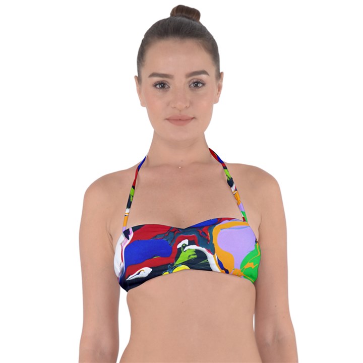 Japan Is So Close 1 1 Halter Bandeau Bikini Top