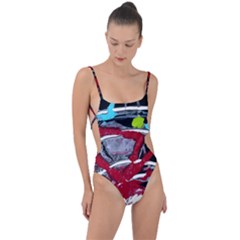 Pussy Butterfly 1 1 Tie Strap One Piece Swimsuit