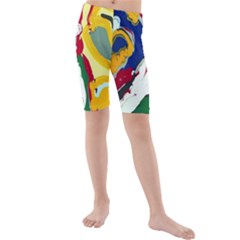 Africa As It Is 1 1 Kids  Mid Length Swim Shorts by bestdesignintheworld