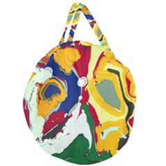 Africa As It Is 1 1 Giant Round Zipper Tote by bestdesignintheworld