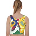 Africa As It Is 1 1 Velvet Racer Back Crop Top View2