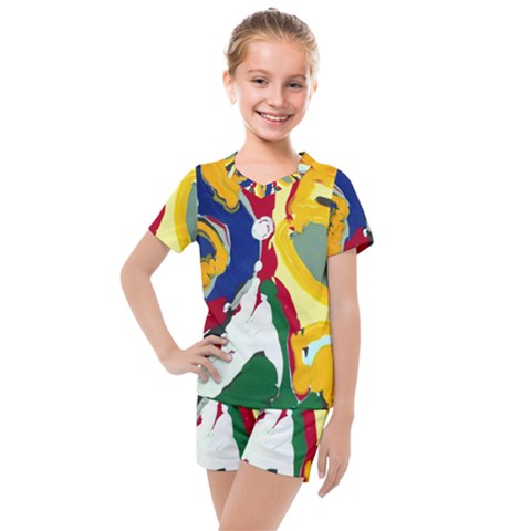 Africa As It Is 1 1 Kids  Mesh Tee And Shorts Set by bestdesignintheworld