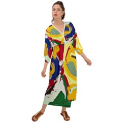 Africa As It Is 1 1 Grecian Style  Maxi Dress