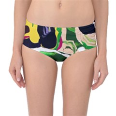 Mushroom,s Life Spin 1 1 Mid-waist Bikini Bottoms