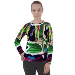 Mushroom,s Life Spin 1 1 Women s Long Sleeve Raglan Tee