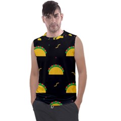 Festive Seamless Pattern With National Taco Food Men s Regular Tank Top by Wegoenart