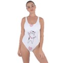 Seamless Pattern Cute Cat With Little Heart Hearts Bring Sexy Back Swimsuit View1