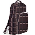 Dark Chocolate Seamless Pattern Sweet Texture Double Compartment Backpack View2