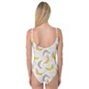 Seamless Stylish Pattern With Fresh Yellow Bananas Background Camisole Leotard  View2