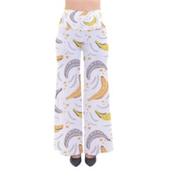 Seamless Stylish Pattern With Fresh Yellow Bananas Background So Vintage Palazzo Pants by Wegoenart