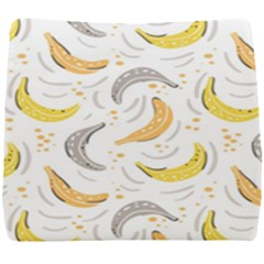 Seamless Stylish Pattern With Fresh Yellow Bananas Background Seat Cushion by Wegoenart